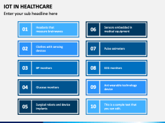 IoT in Healthcare PowerPoint and Google Slides Template - PPT Slides