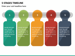5 Stages Timeline PPT Slide 2