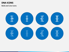 DNA Icons PPT Slide 1