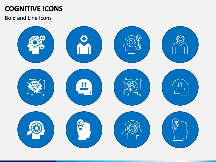 Cognitive Icons PPT Slide 1