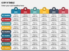 6 by 9 Table PPT Slide 1