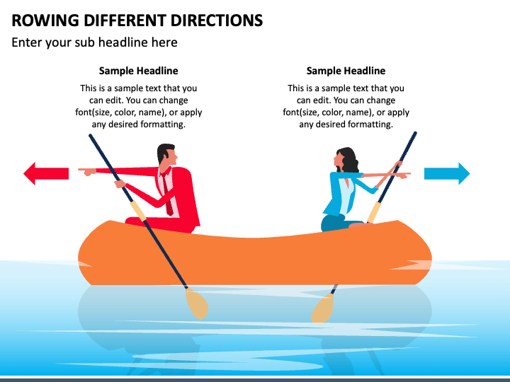 Rowing Different Directions PPT Slide 1