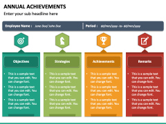 Annual Achievements PowerPoint Template - PPT Slides