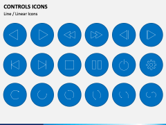 Controls Icons for PowerPoint and Google Slides - PPT Slides
