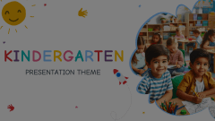 Kindergarten Presentation Theme Animated Presentation - SketchBubble