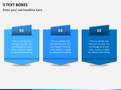 3 Text Boxes Slide 2