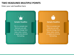 Two Headlines Multiple Points Slide 1